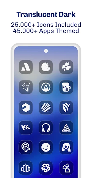 iGlass Dark OS Icon Pack Screenshot 1