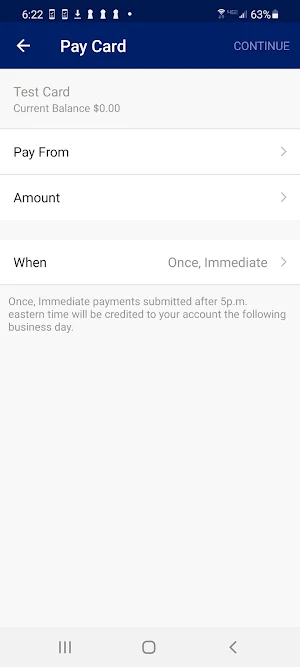 Origin Bank Business Card Screenshot 2