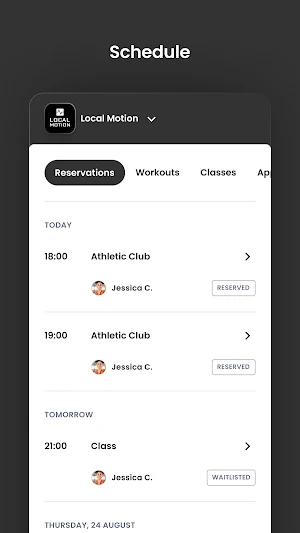 Local Motion Performance Screenshot 2