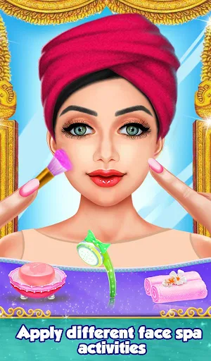Indian Gopi Beauty Salon : Makeup Dressup Girls Screenshot 0