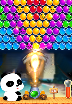 Panda 3D Bubble Shooter Game Screenshot 1