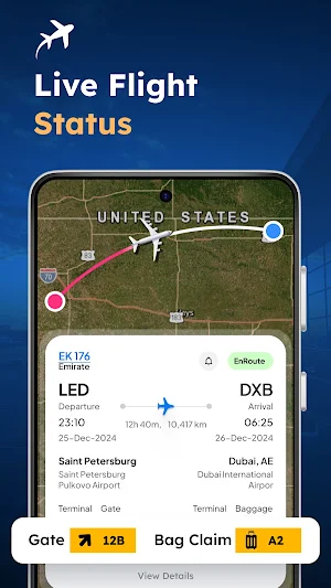 Where is my Flight-Live Status Screenshot 3
