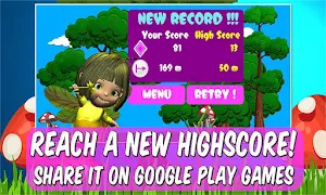 Princess Baby Fairy: Magic Run Screenshot 2