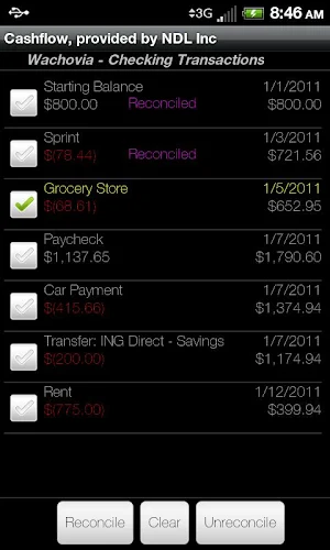 Cashflow Screenshot 2