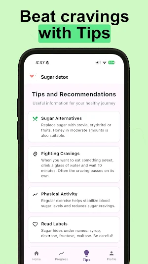 UnSugar: Sugar Detox Challenge Screenshot 3