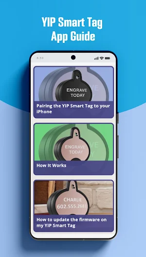 YIP Smart Tag App Guide Screenshot 2