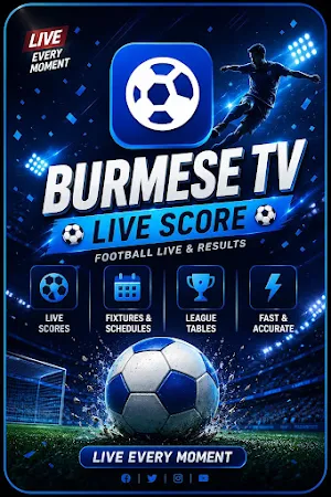 Burmese TV : Live Score Screenshot 2