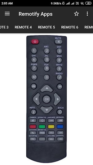 GTPL Remote Control (15 in 1) Screenshot 1