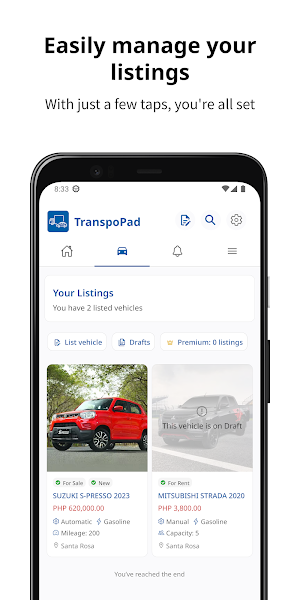 Transpopad: Buy & Rent Cars Screenshot 3