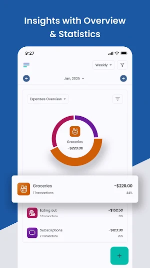 Frugalite - Budget & Expenses Screenshot 1