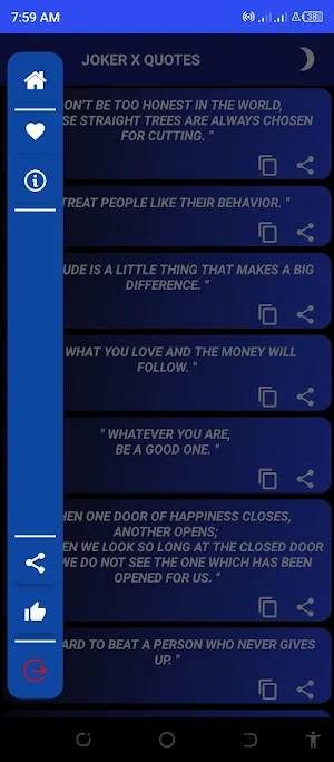 Joker X Quotes Screenshot 0