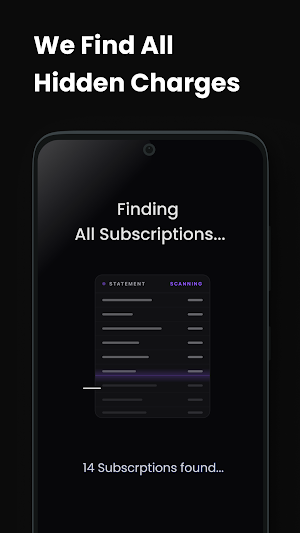 SubFind: Subscription Tracker Screenshot 1