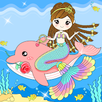 Mermaid Coloring By Number