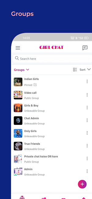 Indian Girls Talk Chat Screenshot 1