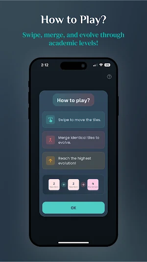 Grad2048 Screenshot 2