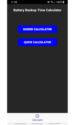 Battery Backup UPS Run Time Ca Screenshot 0