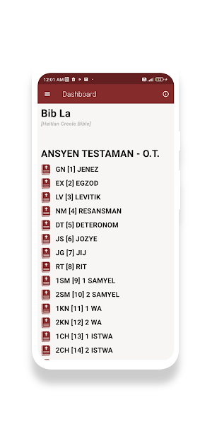 Bib Kreyol Screenshot 0