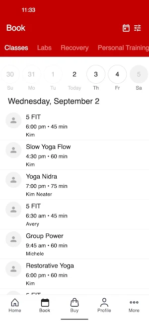 LQ5 Fitness • Labs Screenshot 1
