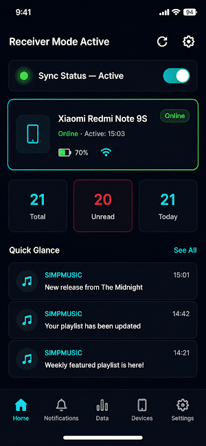 Notify Sync: Secure E2E Mirror Screenshot 0