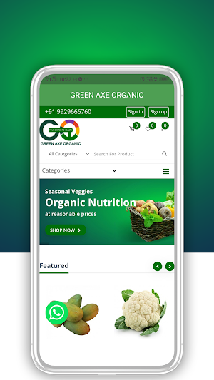 Green Axe Organic Screenshot 1