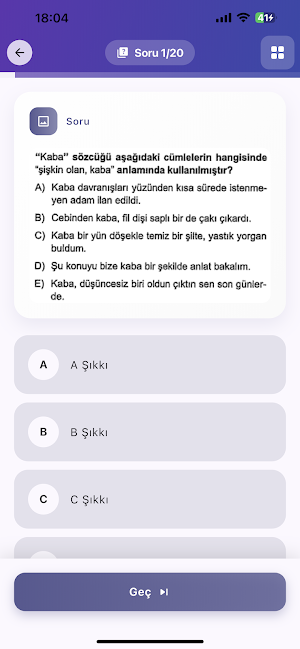 KPSS Türkçe Soruları 2026 Screenshot 1