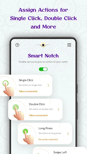 Touch Notch for Smart Action Screenshot 1