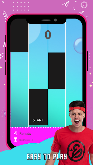 Enaldinho Piano Juego Screenshot 1