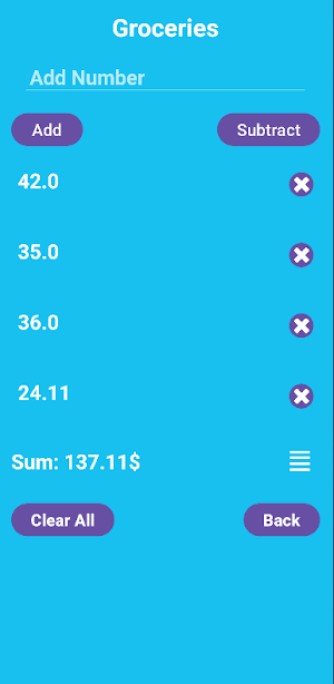 JustList Screenshot 2