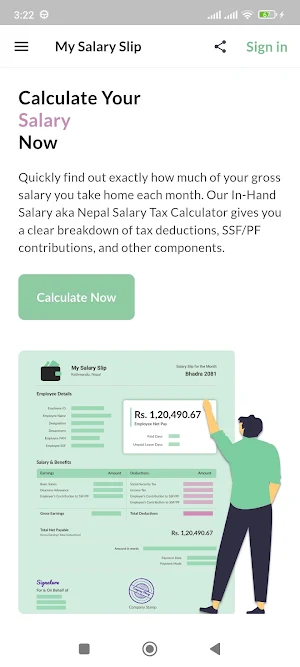 My Salary Slip Screenshot 0
