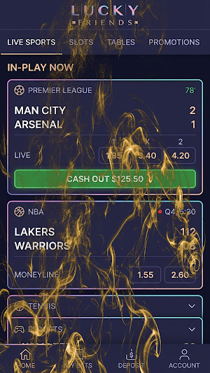 Lucky Friends Casino Screenshot 2