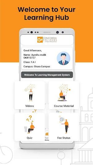 Concordia Student LMS Screenshot 1
