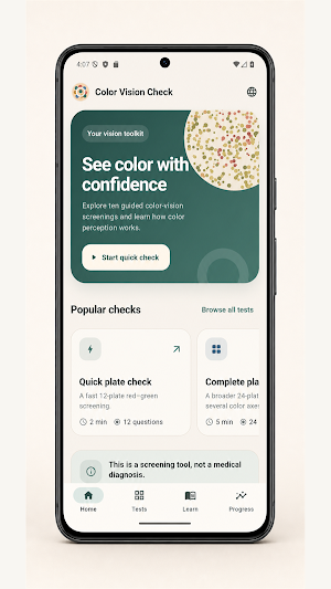 Color Vision Check Screenshot 2