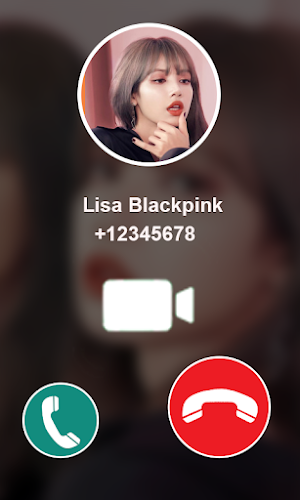 Lisa Blackpink video call Screenshot 1