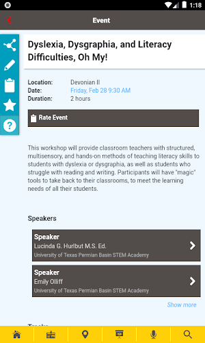 TALE Conference Screenshot 2