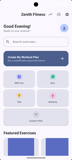 Zenith Fitness Screenshot 3
