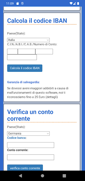 Iban Calculator Screenshot 2