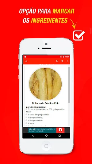 Receitas de Polvilho Screenshot 1