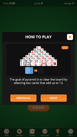 Pyramid Solitaire Screenshot 2