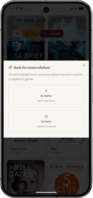 My Book Vault Screenshot 2