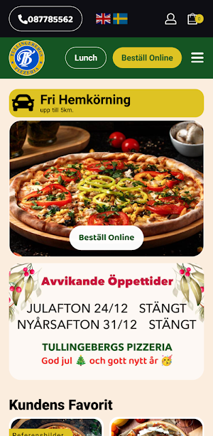 Tullingebergs Pizzeria Screenshot 0