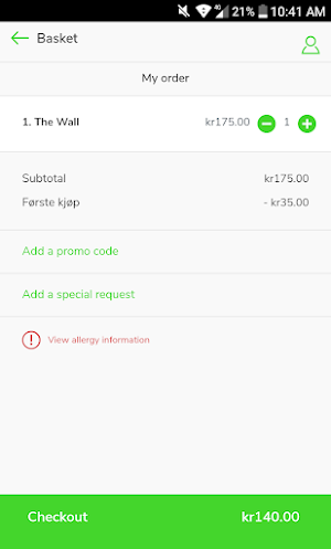 FlipZone Foods Screenshot 2