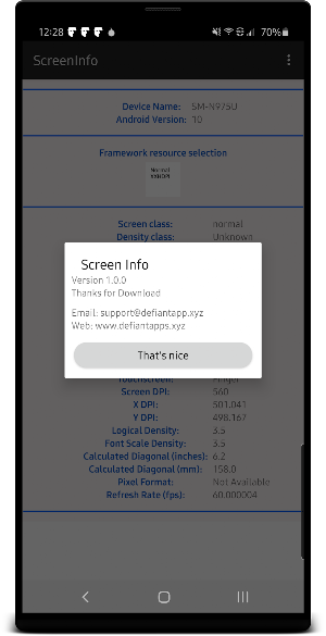ScreenInfo Lite Screenshot 3