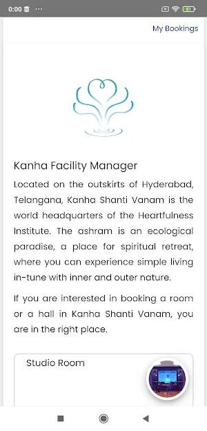 Kanha Facility Manager Screenshot 0