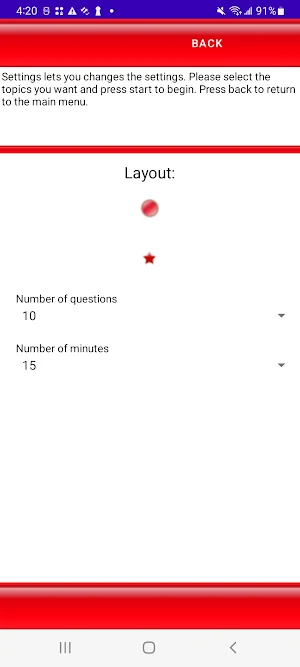 Test Exam Citizenship Review Screenshot 1