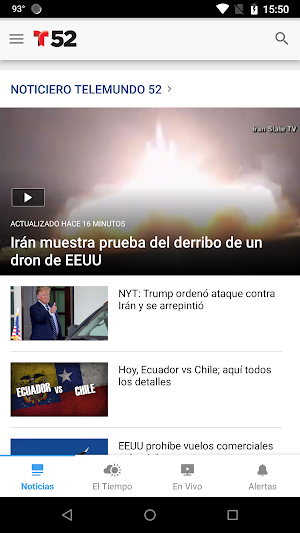 Telemundo 52 Screenshot 1