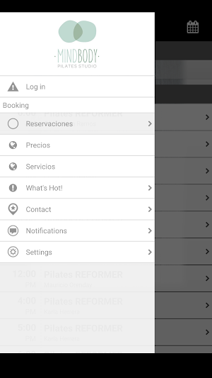 MINDBODY Pilates Studio Screenshot 1