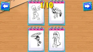 Teen Coloring Book Titans Hero Screenshot 1
