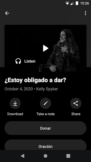 Más Vida app Screenshot 2