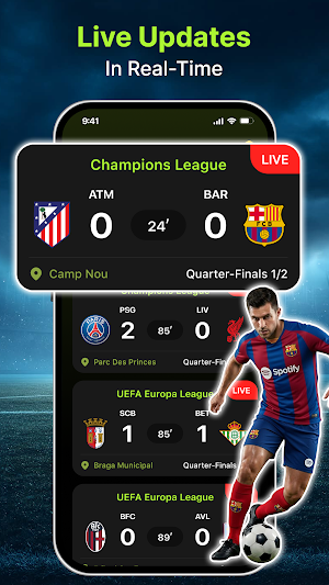 Football Live Score Updates Screenshot 1
