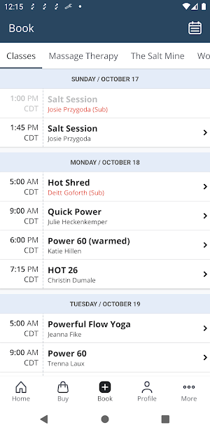 Breathe & Bend Hot Yoga Screenshot 1